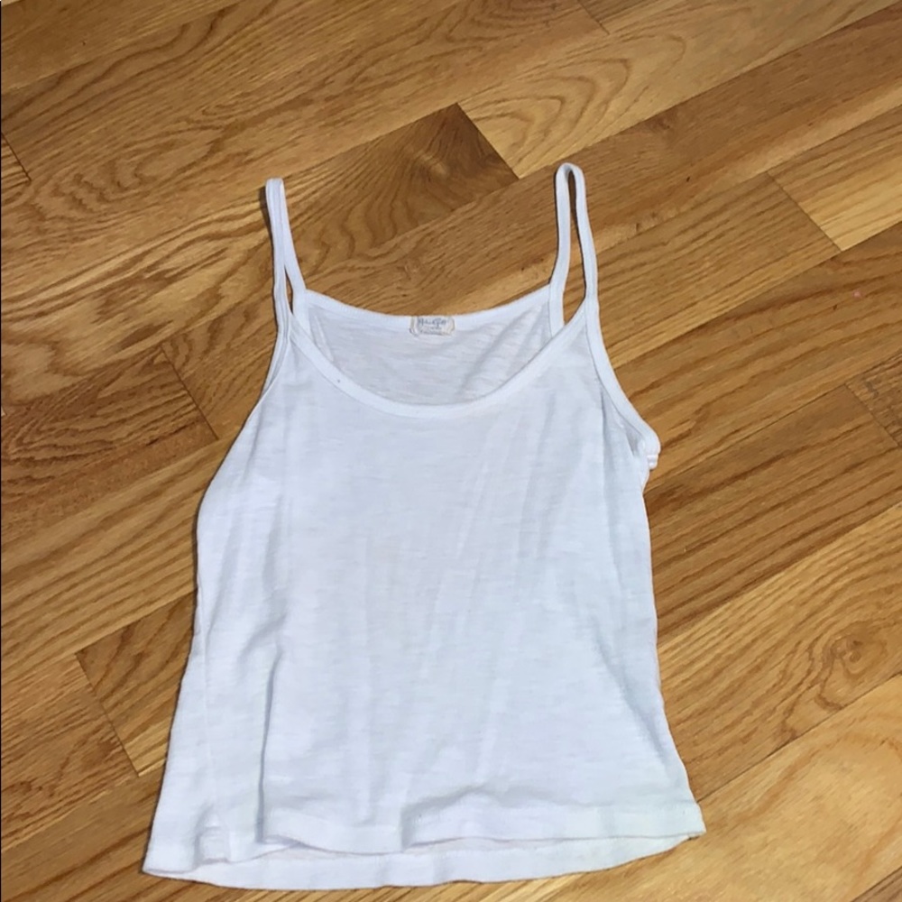 White brandy tank one size fits all Worn once